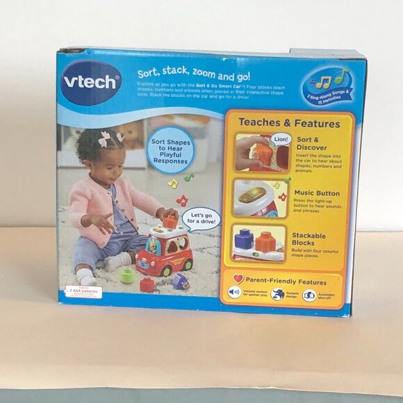 Brand New ๐ VTech Sort & Go Smart Carโข ๐ถ๐ท๐ฆ -English Version - Picture 12 of 14